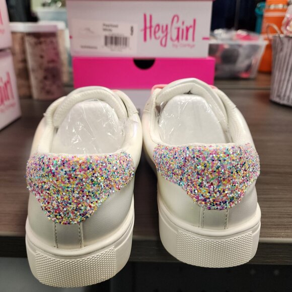 CORKYS Supernova Pearlized White Sneaker Tennis Shoe Sizes 8 NWT - Picture 4 of 11